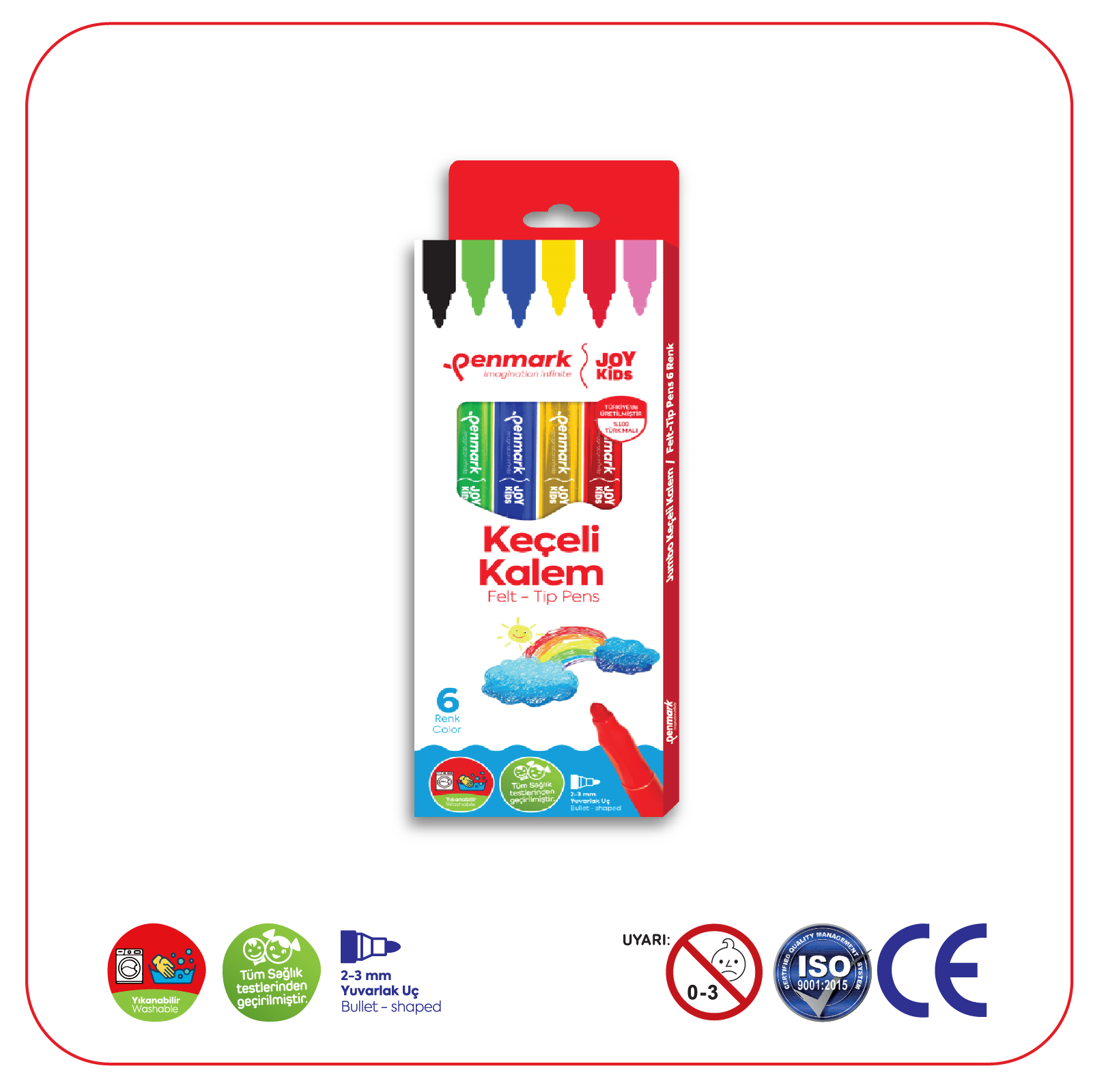 6lı Keçeli Kalem